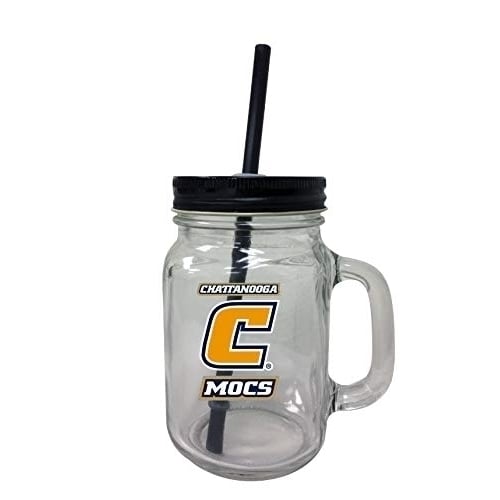 University of Tennessee at Chattanooga 16 oz Mason Jar Glass Image 1