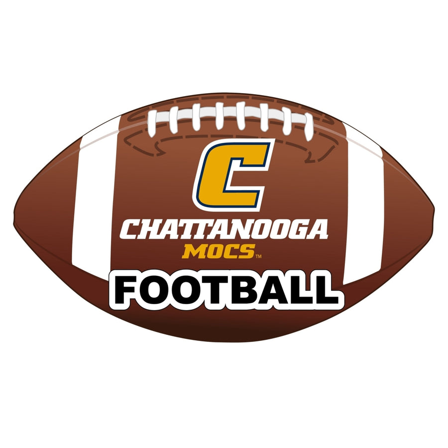 University of Tennessee at Chattanooga 4-Inch Round Football NCAA Gridiron Glory Vinyl Decal Sticker Image 1