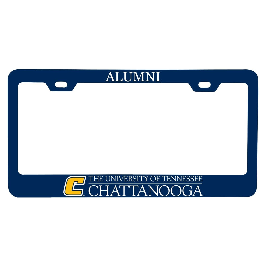 NCAA University of Tennessee at Chattanooga Alumni License Plate Frame - Colorful Heavy Gauge Metal, Officially Licensed Image 1