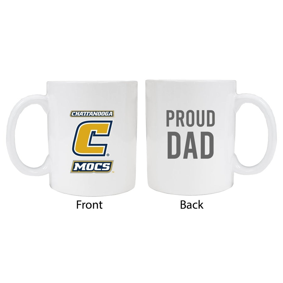 University of Tennessee at Chattanooga Proud Dad Ceramic Coffee Mug - White Image 1