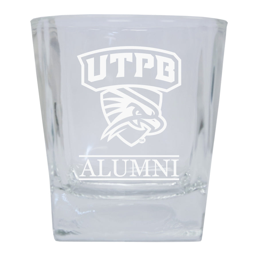 University of Texas of the Permian Basin 2-Pack Alumni Elegance 10oz Etched Glass Tumbler Image 1