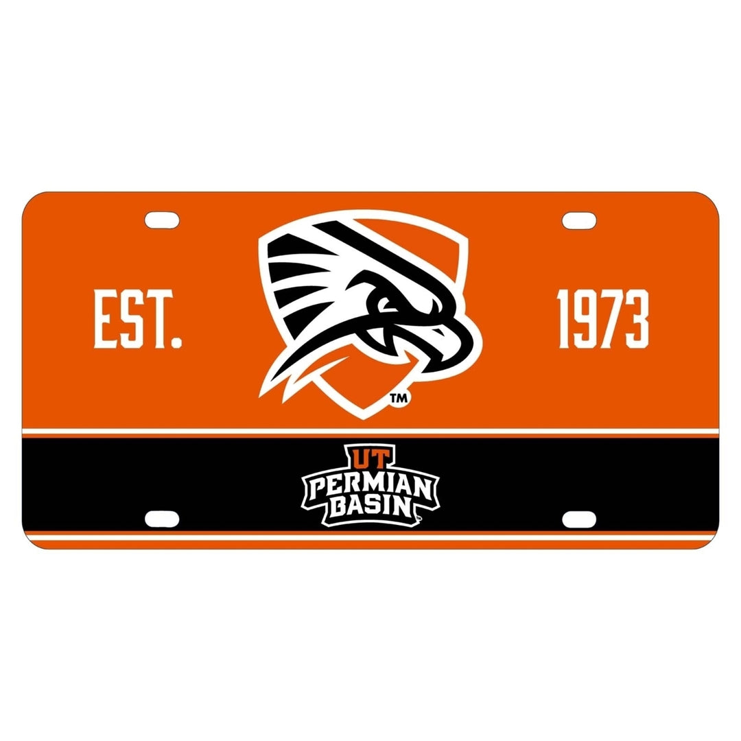 University of Texas of The Permian Basin Metal License Plate Car Tag Image 1