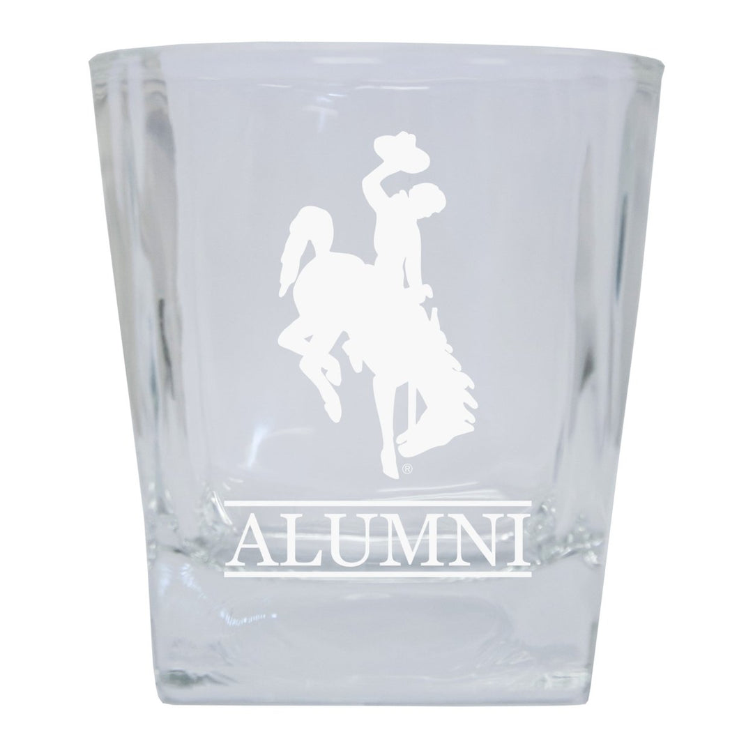 University of Wyoming Alumni Elegance - 5 oz Etched Shooter Glass Tumbler Image 1