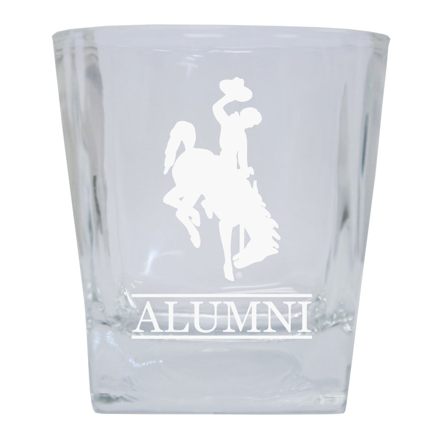 University of Wyoming Alumni Elegance - 5 oz Etched Shooter Glass Tumbler Image 1