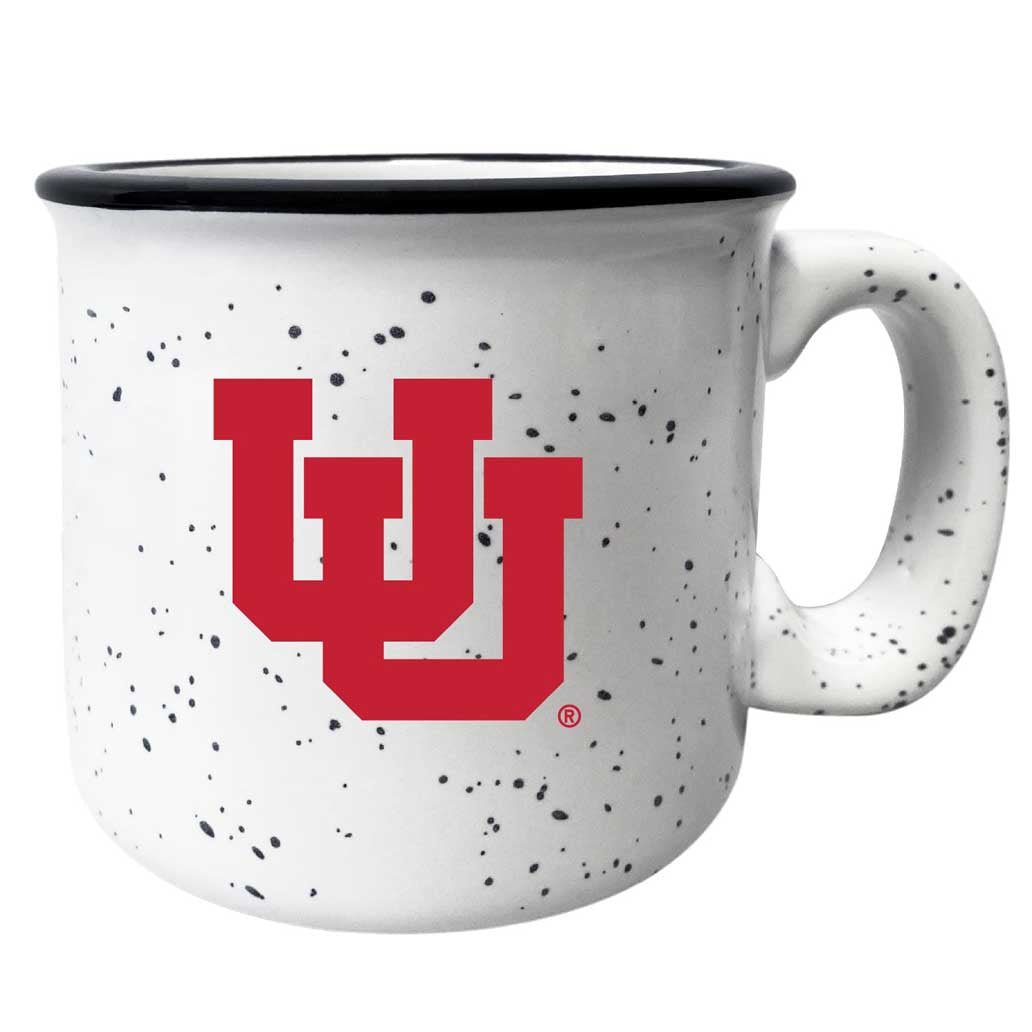 Utah Utes Speckled Ceramic Camper Coffee Mug - Choose Your Color Image 1