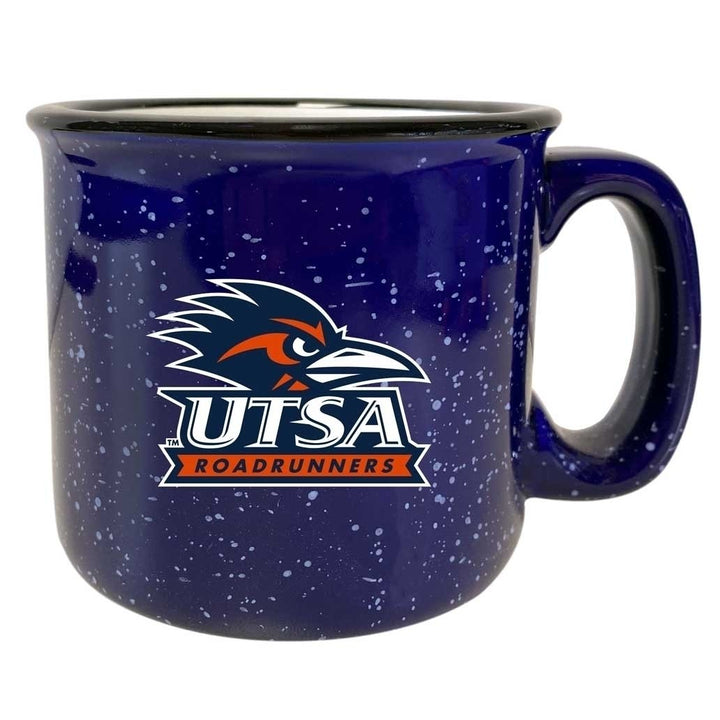 UTSA Road Runners Speckled Ceramic Camper Coffee Mug - Choose Your Color Image 1