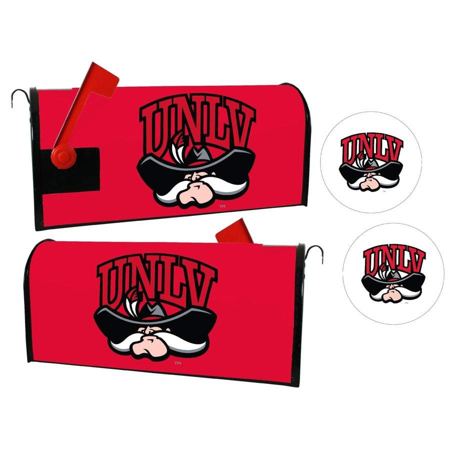 UNLV Rebels NCAA Officially Licensed Mailbox Cover and Sticker Set Image 1