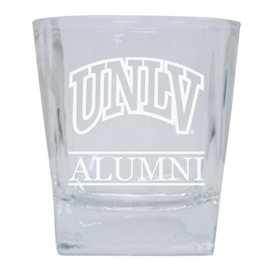 UNLV Rebels 2-Pack Alumni Elegance 10oz Etched Glass Tumbler Image 1