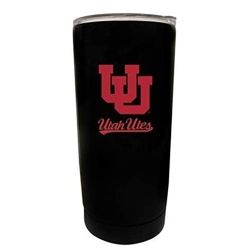 Utah Utes 16 oz Insulated Stainless Steel Tumblers Black. Image 1