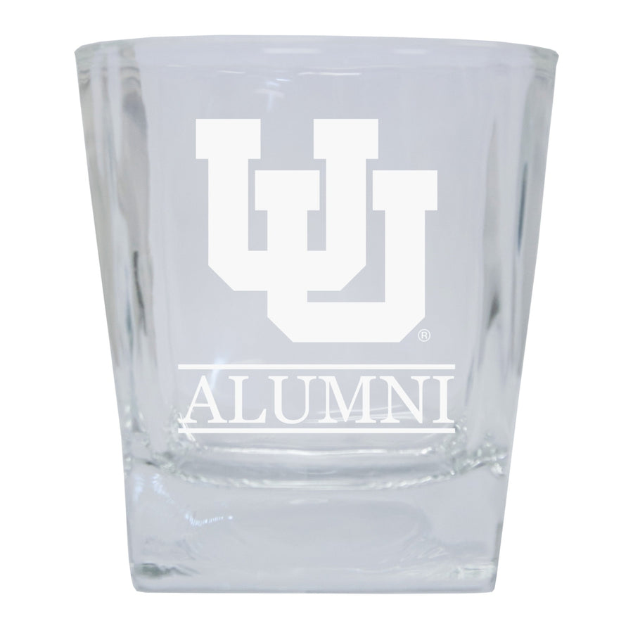 Utah Utes Alumni Elegance - 5 oz Etched Shooter Glass Tumbler 2-Pack Image 1