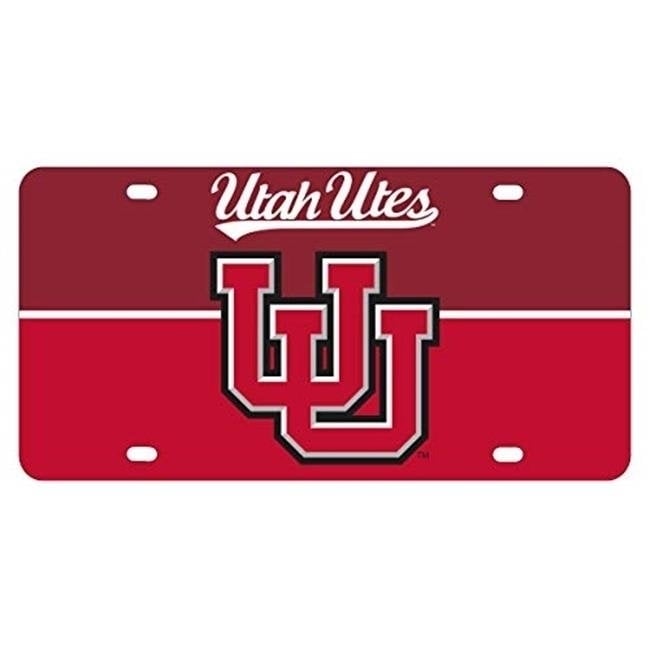 NCAA Utah Utes Metal License Plate - Lightweight, Sturdy and Versatile Image 1