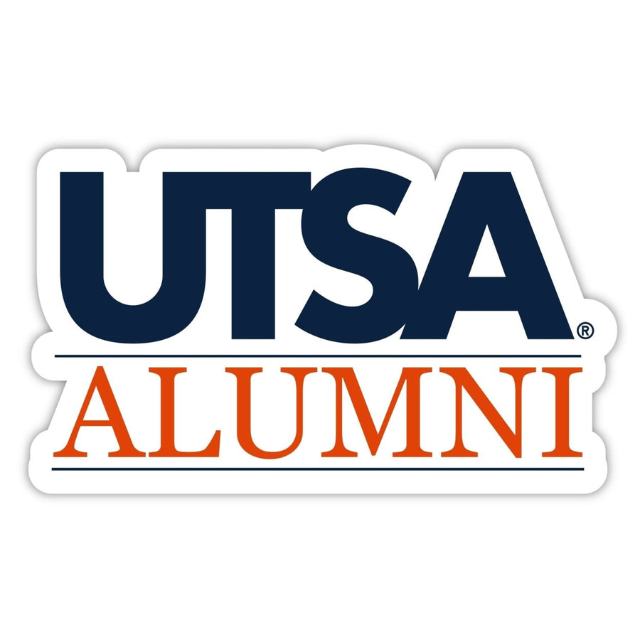 UTSA Road Runners 4-Inch Alumni NCAA Vinyl Sticker - Durable School Spirit Decal Image 1