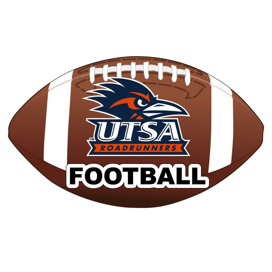 UTSA Road Runners 4-Inch Round Football NCAA Gridiron Glory Vinyl Decal Sticker Image 1