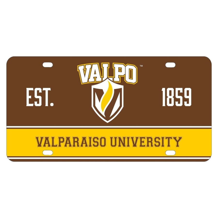 NCAA Valparaiso University Metal License Plate - Lightweight, Sturdy and Versatile Image 1