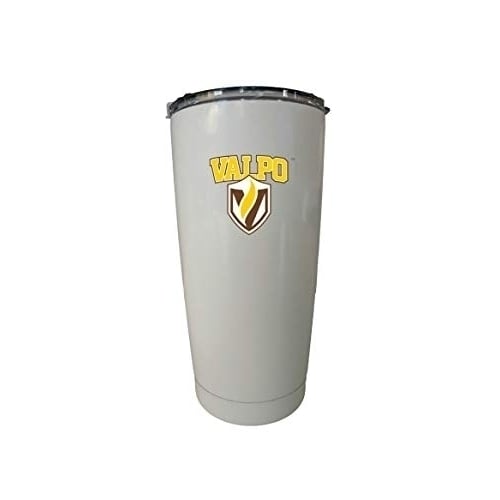 Valparaiso University White Insulated Stainless Steel Tumbler White. Image 1