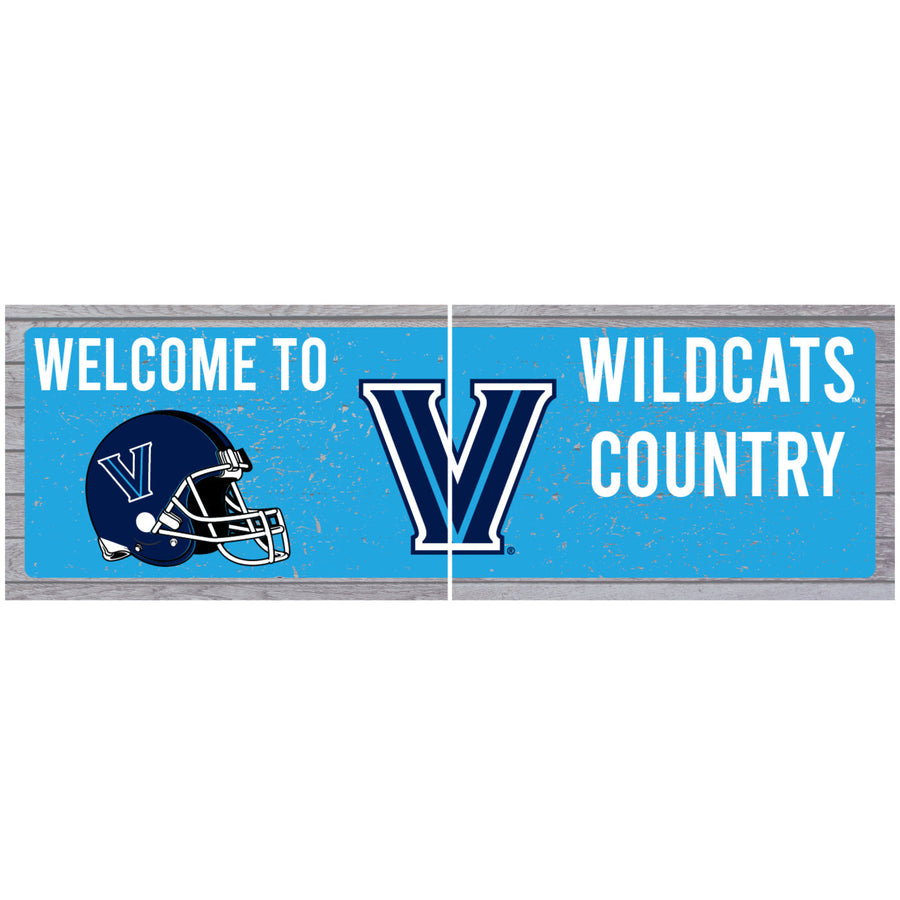 Villanova Wildcats Wood Sign with Frame Image 1