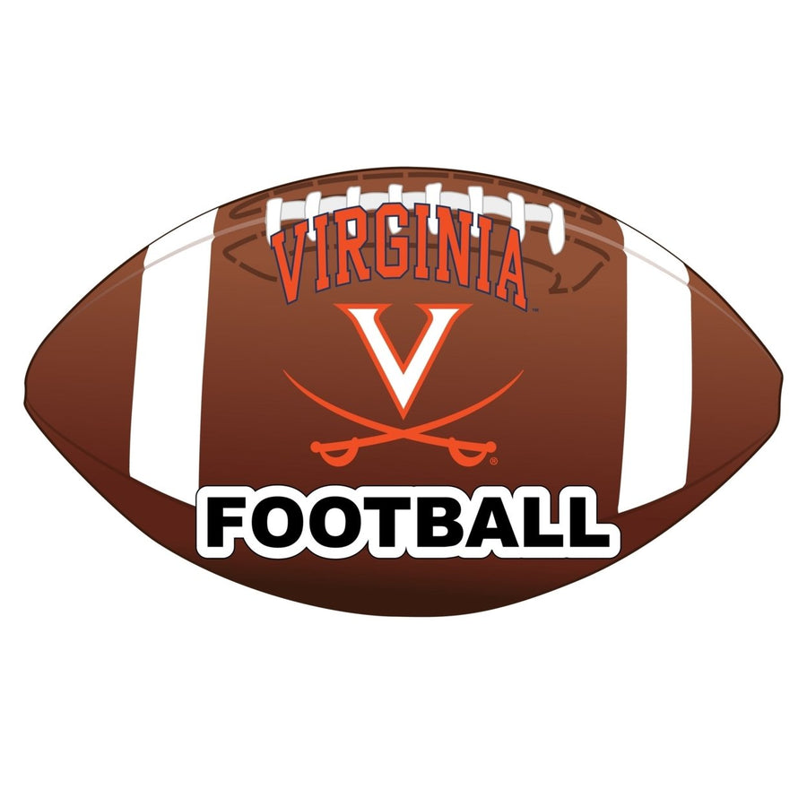 Virginia Cavaliers 4-Inch Round Football NCAA Gridiron Glory Vinyl Decal Sticker Image 1