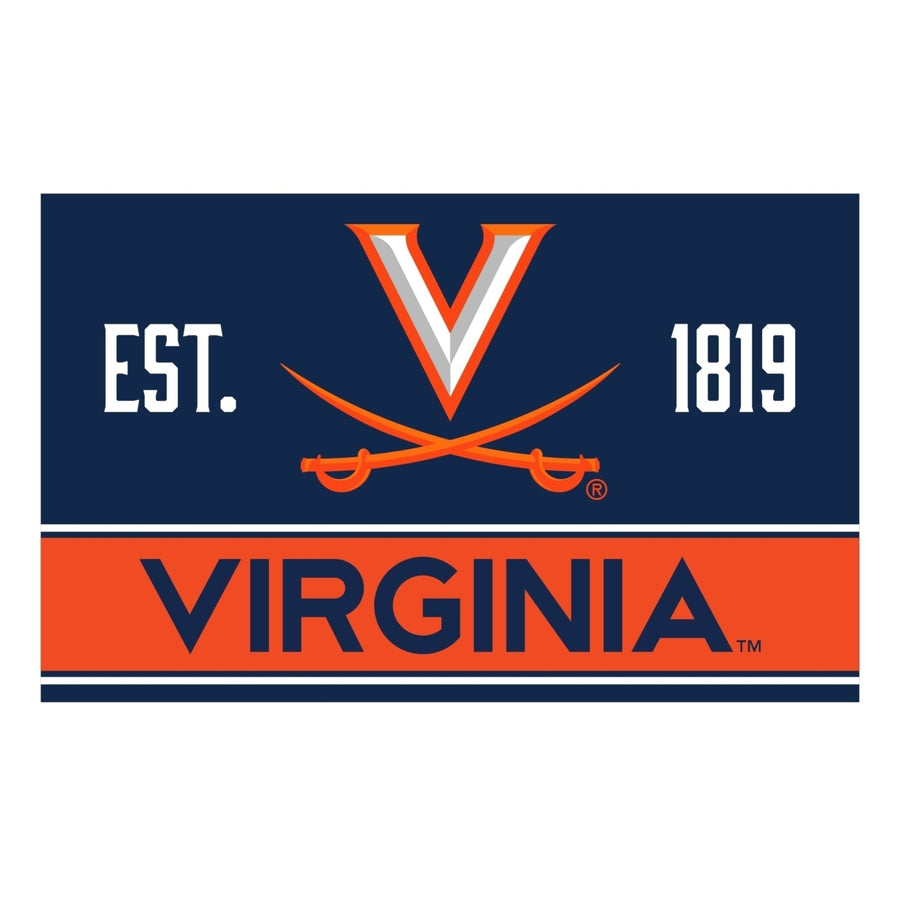 Virginia Cavaliers Wood Sign with Frame Image 1