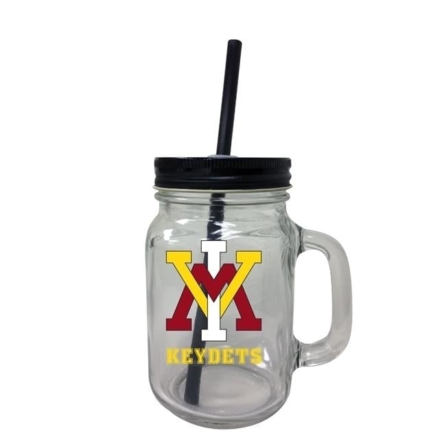 Virginia Military Institute Mason Jar Glass Image 1