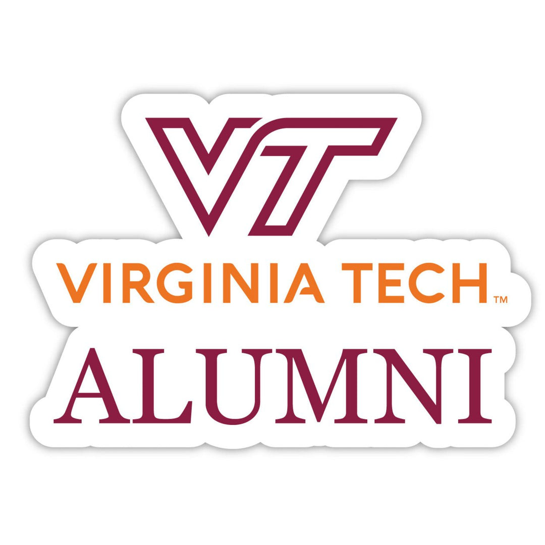 Virginia Tech Hokies 4-Inch Alumni NCAA Vinyl Sticker - Durable School Spirit Decal Image 1