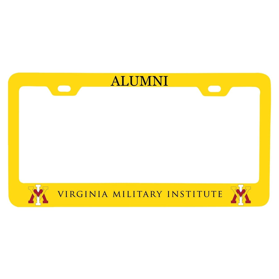 NCAA VMI Keydets Alumni License Plate Frame - Colorful Heavy Gauge Metal, Officially Licensed Image 1