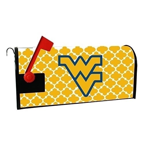 West Virginia Mountaineers NCAA Officially Licensed Mailbox Cover Moroccan Design Image 1