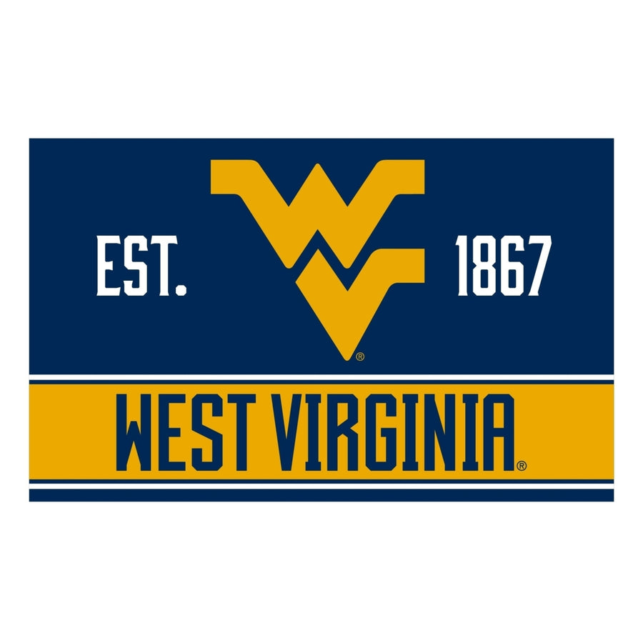 West Virginia Mountaineers Wood Sign with Frame Image 1