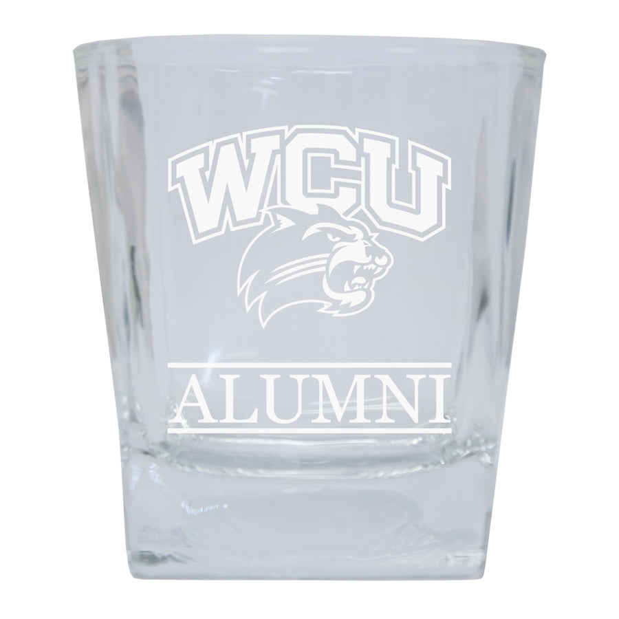 Western Carolina University Alumni Elegance - 5 oz Etched Shooter Glass Tumbler 2-Pack Image 1