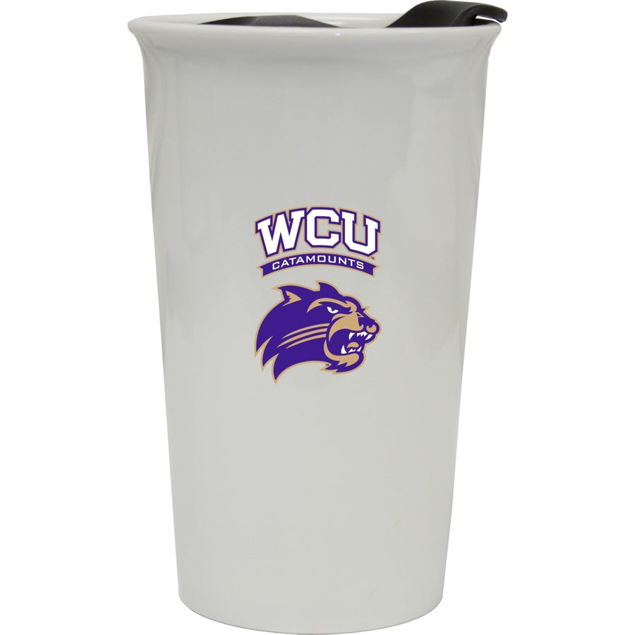 Western Carolina University Double Walled Ceramic Tumbler Image 1