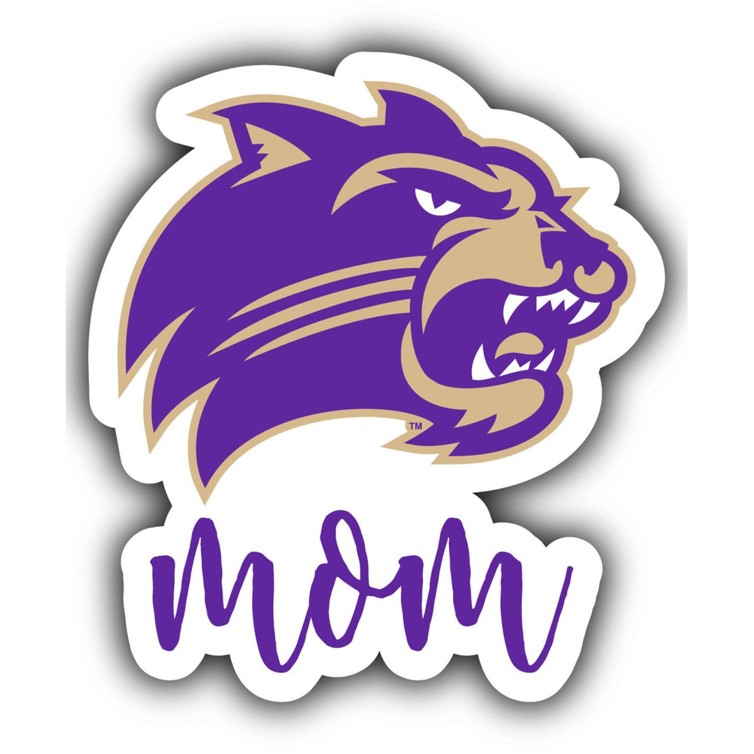 Western Carolina University 4-Inch Proud Mom NCAA - Durable School Spirit Vinyl Decal Perfect Image 1