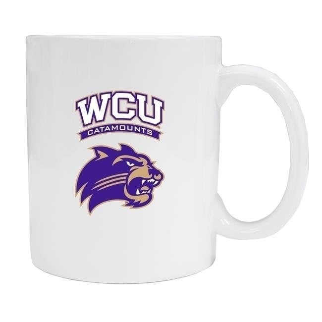 Western Carolina University White Ceramic NCAA Fan Mug 2-Pack (White) Image 1