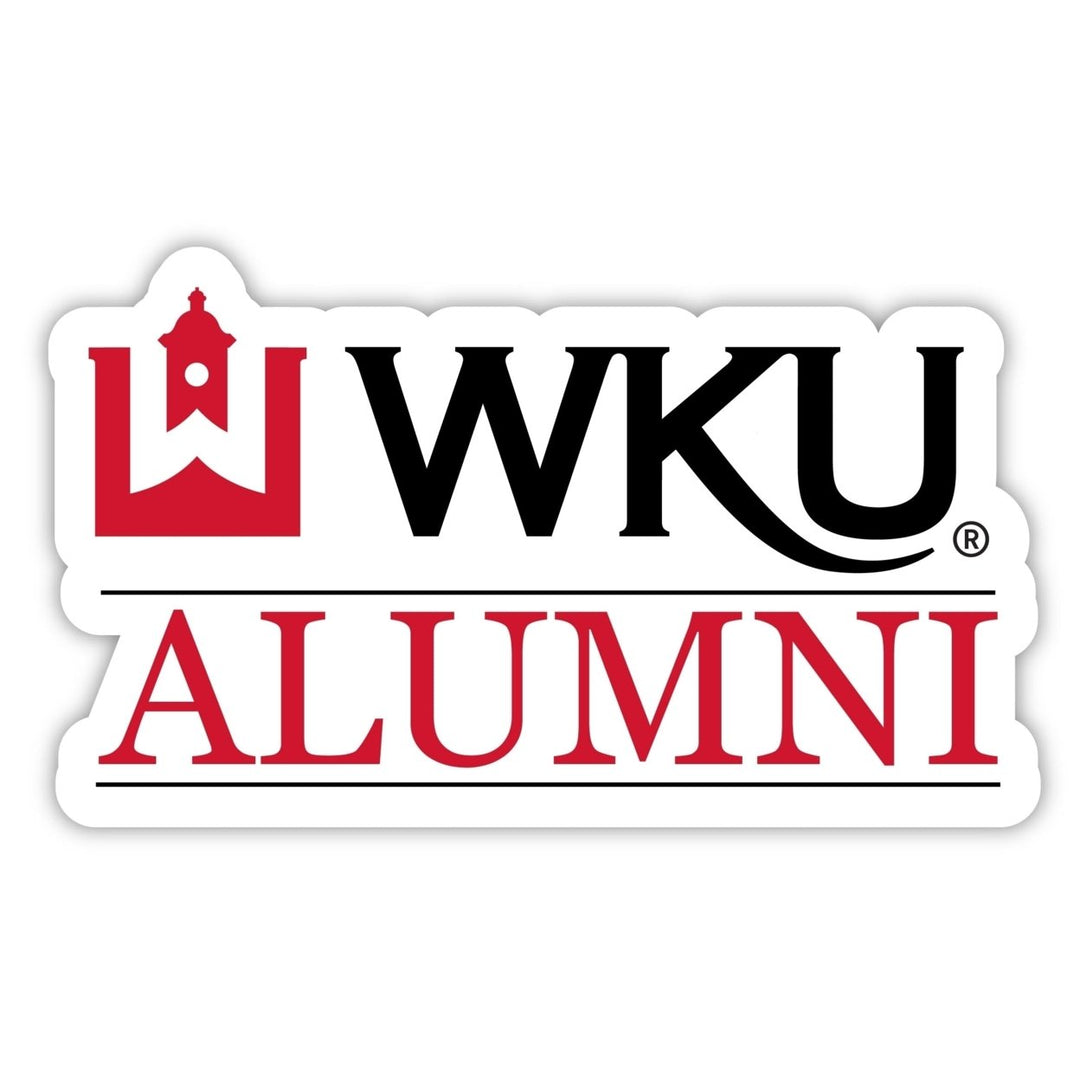 Western Kentucky Hilltoppers 4-Inch Alumni NCAA Vinyl Sticker - Durable School Spirit Decal Image 1