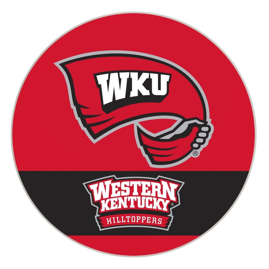 Western Kentucky Hilltoppers Officially Licensed Paper Coasters (4-Pack) - Vibrant, Furniture-Safe Design Image 1