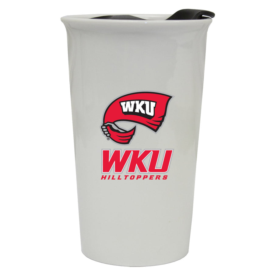 Western Kentucky University Double Walled Ceramic Tumbler Image 1