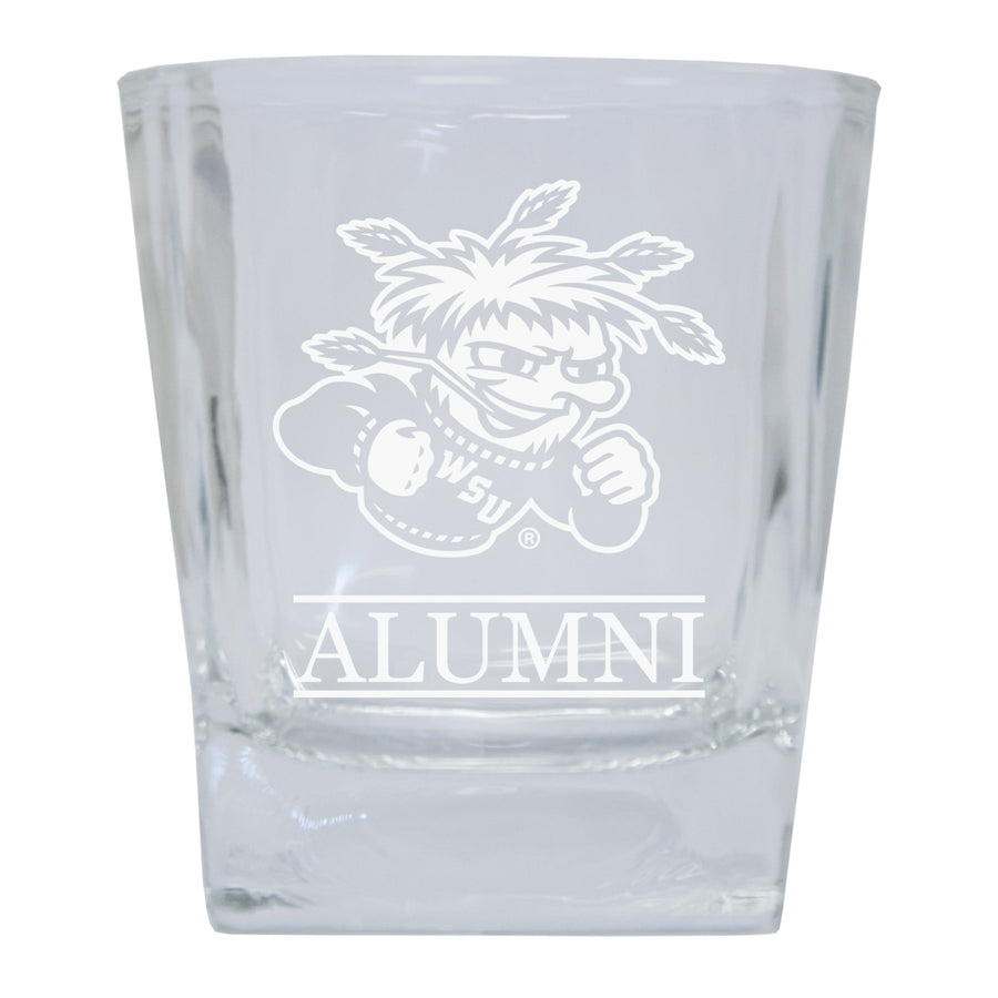 Wichita State Shockers Alumni Elegance - 5 oz Etched Shooter Glass Tumbler 2-Pack Image 1