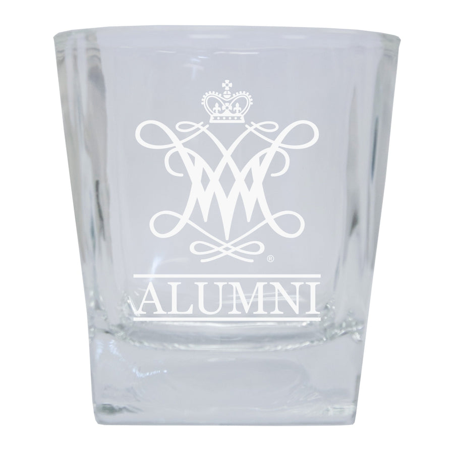 William and Mary 2-Pack Alumni Elegance 10oz Etched Glass Tumbler Image 1