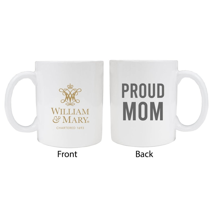 William and Mary Proud Mom Ceramic Coffee Mug - White Image 1