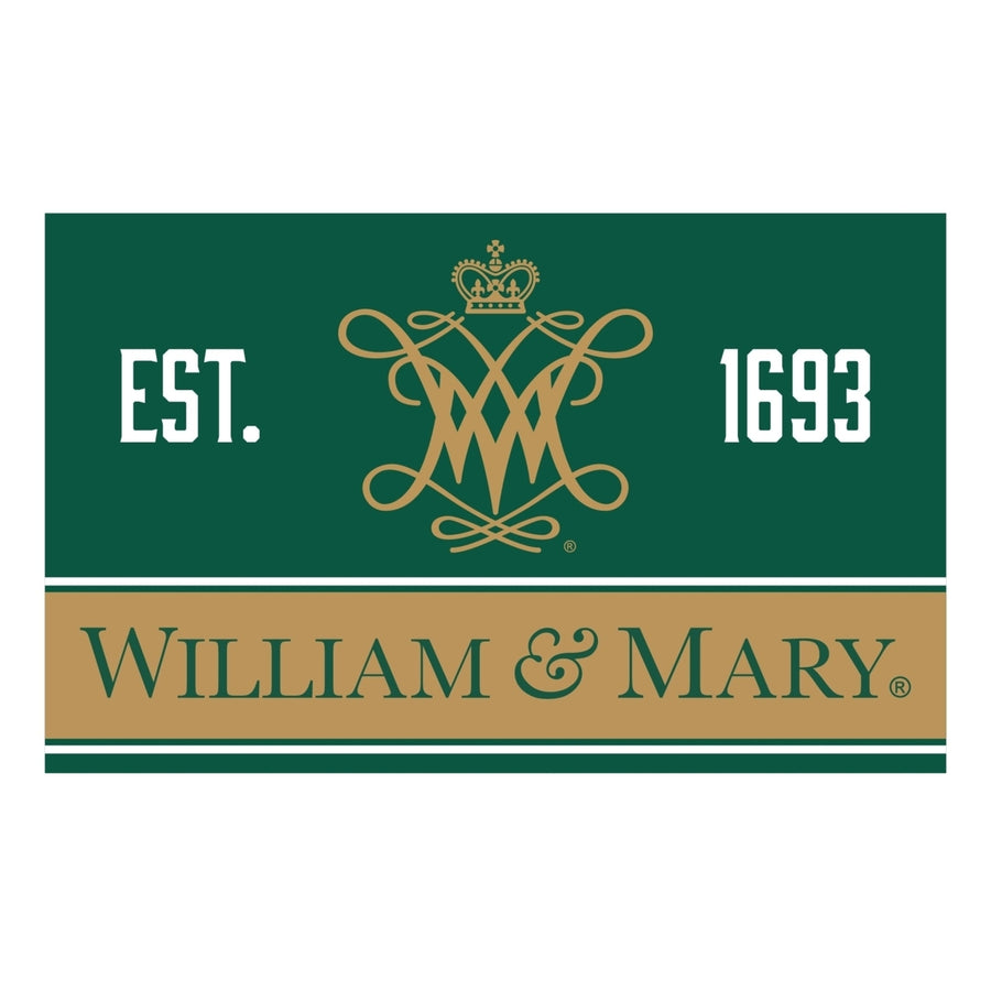 William and Mary Wood Sign with Frame Image 1