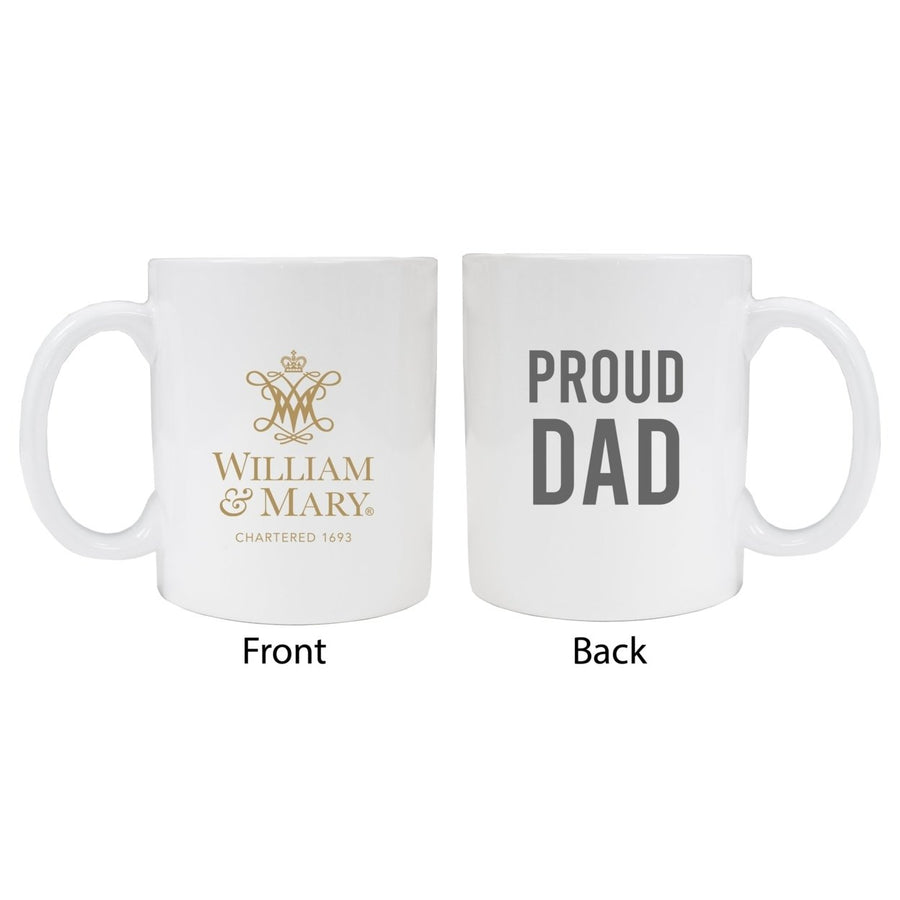 William and Mary Proud Dad Ceramic Coffee Mug - White Image 1