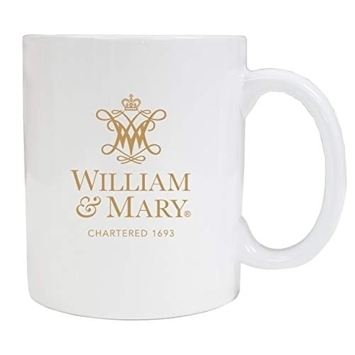 William and Mary White Ceramic Coffee NCAA Fan Mug (White) Image 1