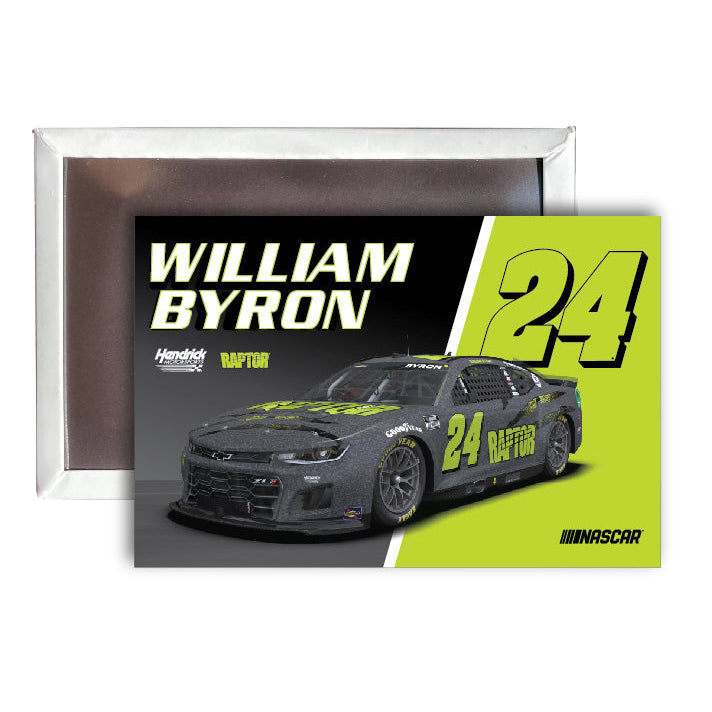 William Byron Raptor 24 Nascar 2x3-Inch Fridge Magnet Image 1