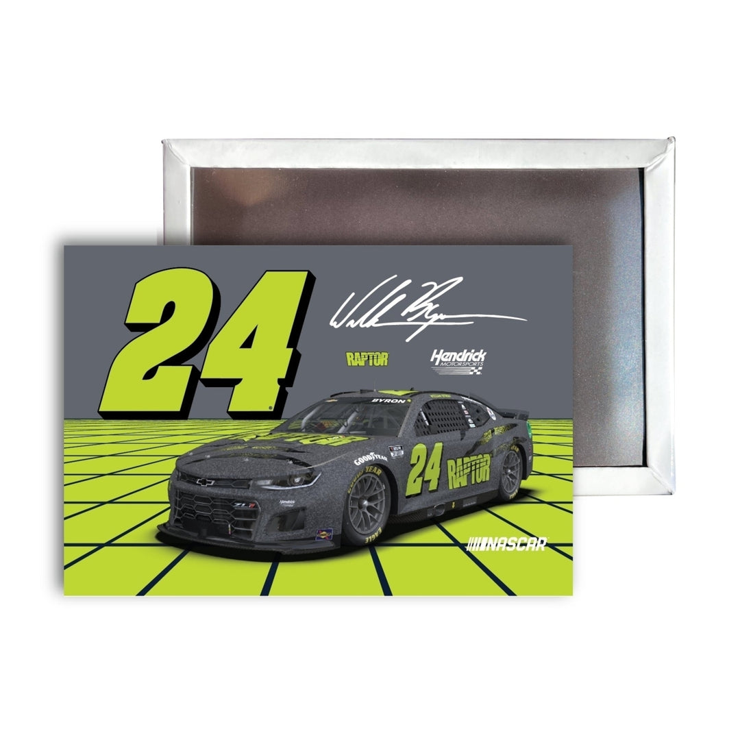 William Byron Raptor 24 Nascar 2.5"X3.5" Refrigerator Magnet for 2022 Image 1