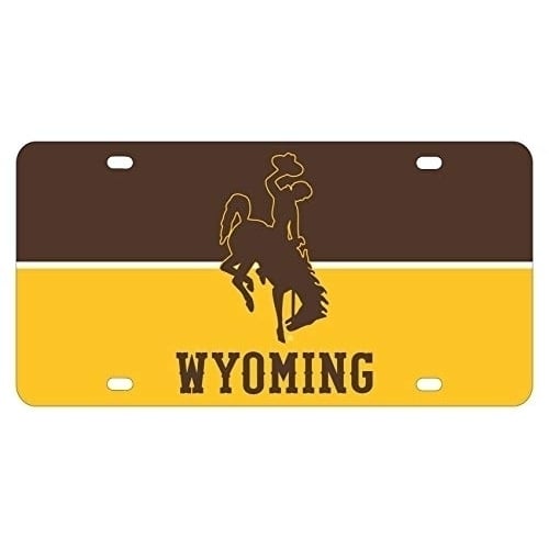 NCAA University of Wyoming Metal License Plate - Lightweight, Sturdy and Versatile Image 2