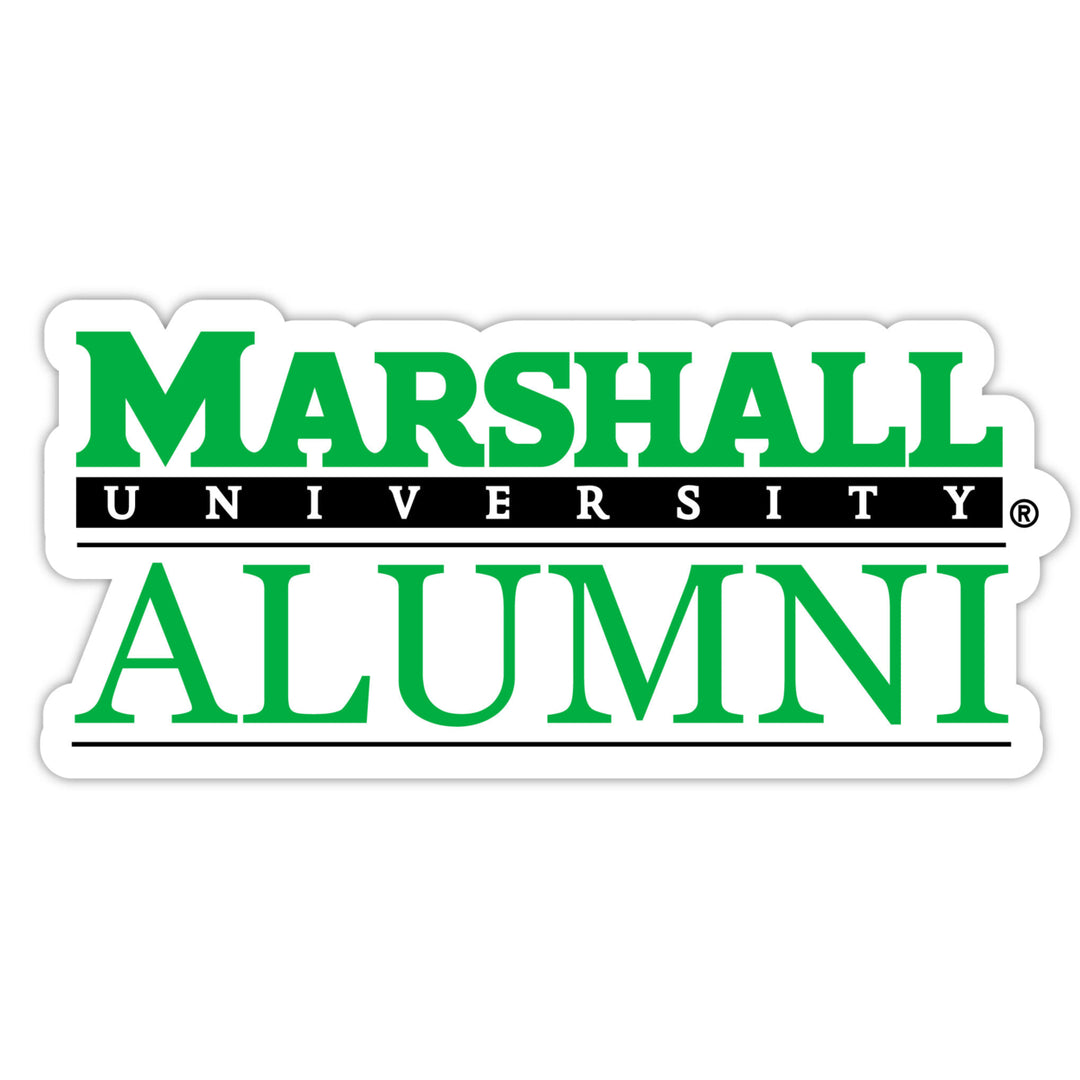 Marshall Thundering Herd 4-Inch Alumni NCAA Vinyl Sticker - Durable School Spirit Decal Image 1