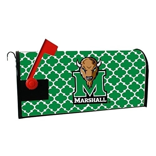 Marshall Thundering Herd NCAA Officially Licensed Mailbox Cover Moroccan Design Image 1