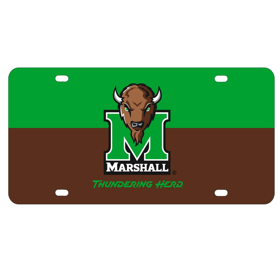 NCAA Marshall Thundering Herd Metal License Plate - Lightweight, Sturdy and Versatile Image 1