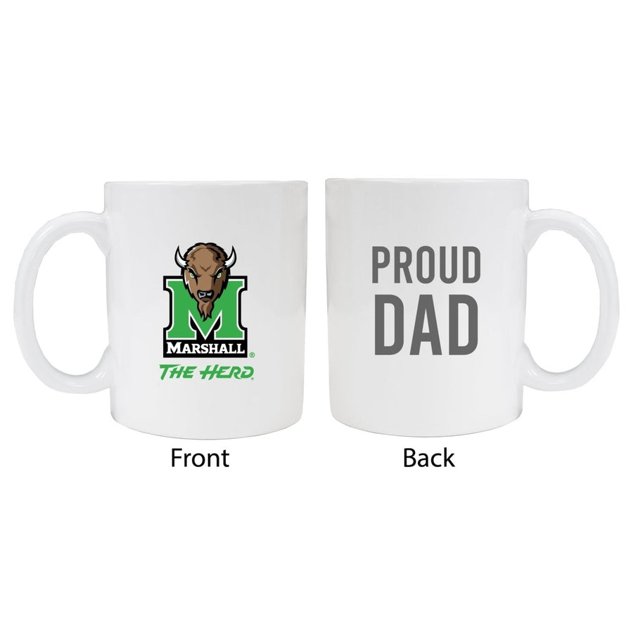 Marshall Thundering Herd Proud Dad Ceramic Coffee Mug - White Image 1