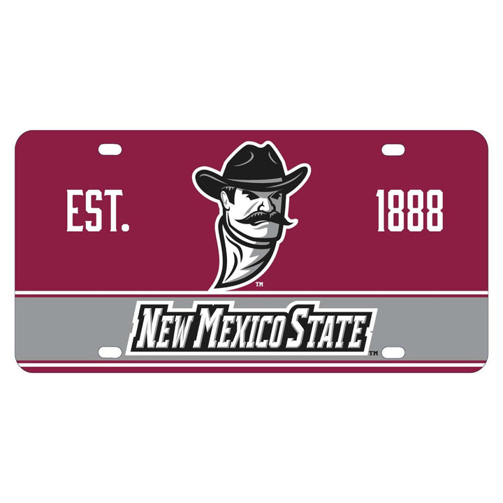 NCAA Mexico State University Aggies Metal License Plate - Lightweight, Sturdy and Versatile Image 1