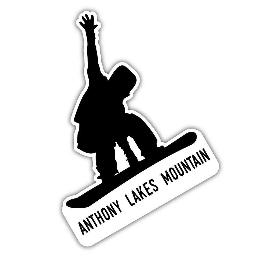 Anthony Lakes Mountain Oregon Ski Adventures Souvenir 4 Inch Vinyl Decal Sticker Mountain Design Image 1