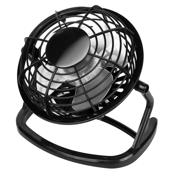 USB Fan 360 Degree Rotation Quiet Portable Desk Cooling Fan Mini Air Circulator Image 1